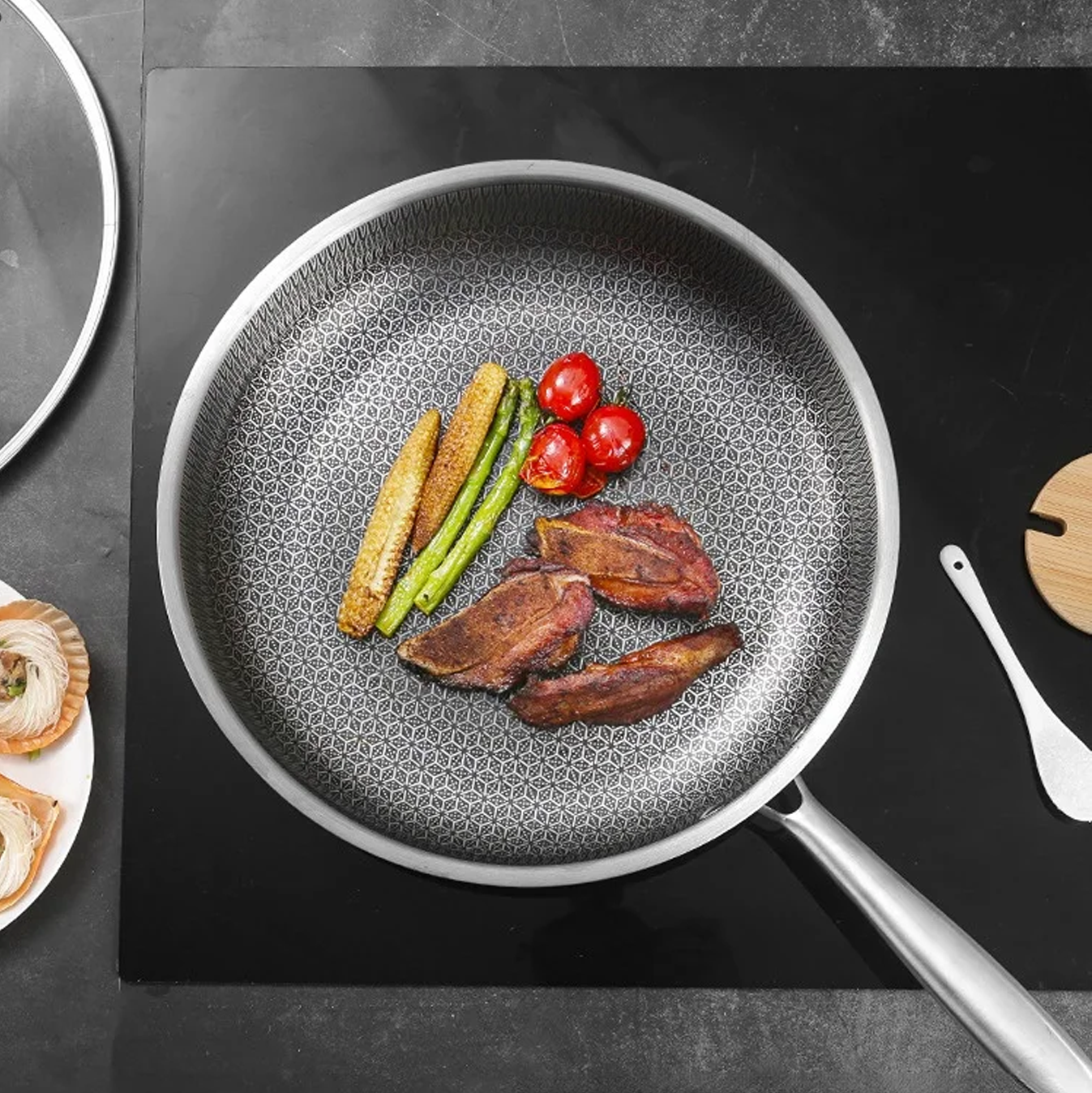 Nordyssk™ Hybrid Non-Stick Frying Pan - Copper Core Edition